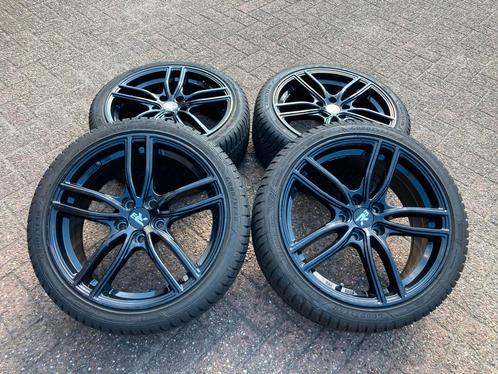 18 inch VW Golf / Audi A3 sport velgen + winterbanden 5x112, Auto-onderdelen, Banden en Velgen, Banden en Velgen, Winterbanden