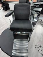 2x Kapperstoel barberstoel barbershop stoel, Huis en Inrichting, Stoelen, Twee, Zwart, Leer, Ophalen of Verzenden