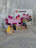 Lego Minecraft 21247 Het Axolotlhuis, Ophalen of Verzenden, Zo goed als nieuw