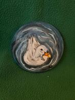 Eend in het water schilderijtje, Antiek en Kunst, Ophalen