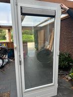 Merbau Tuindeuren - 95,5cm breed, 211cm hoog, Doe-het-zelf en Verbouw, Deuren en Horren, Gebruikt, 80 tot 100 cm, Ophalen of Verzenden