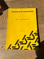 Proceskunde Deel III H. Rozema, Ophalen of Verzenden, Beta, Gelezen, HBO