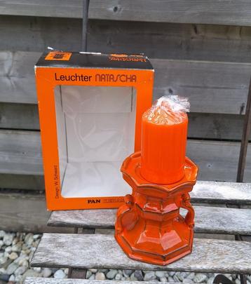 Prachtige vintage Pan keramik West Germany kandelaar.  beschikbaar voor biedingen