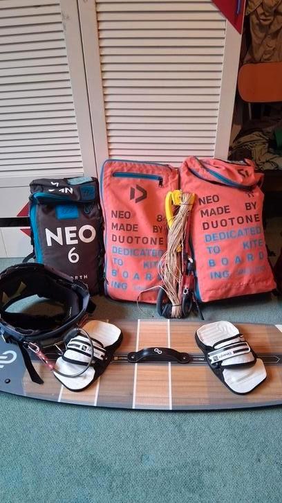 Complete set Duotone Neo 6m, 8m en 11m., Watersport en Boten, Kitesurfen, Gebruikt, Kitesurf-set, Twintip, Ophalen of Verzenden
