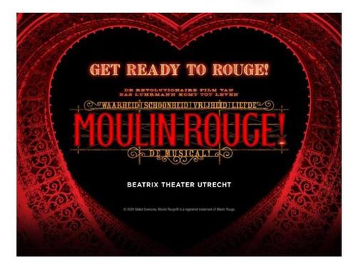 Voucher voor 20% korting op musical Moulin Rouge!, Tickets en Kaartjes, Kortingen en Cadeaubonnen, Twee personen, Overige typen