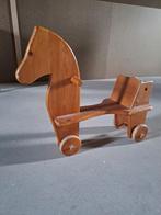 Houten paard, Kinderen en Baby's, Speelgoed | Houten speelgoed, Ophalen, Gebruikt, Rij- of Hobbelspeelgoed