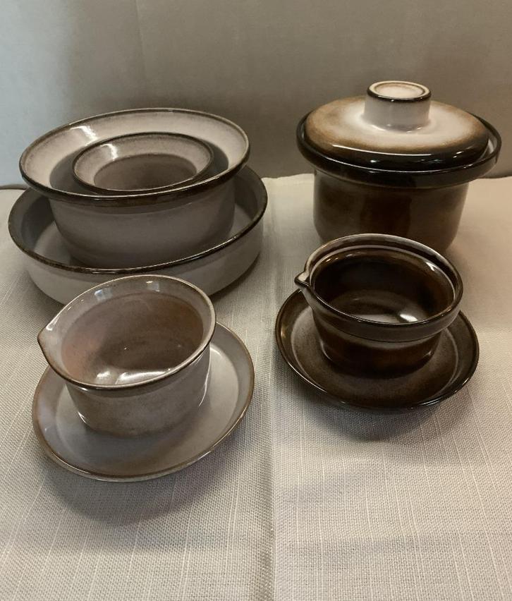 Driehoek Huizen dekschaal schalen Amsterdams grijs, Blaricum, Huis en Inrichting, Keuken | Servies, Aardewerk, Ophalen of Verzenden