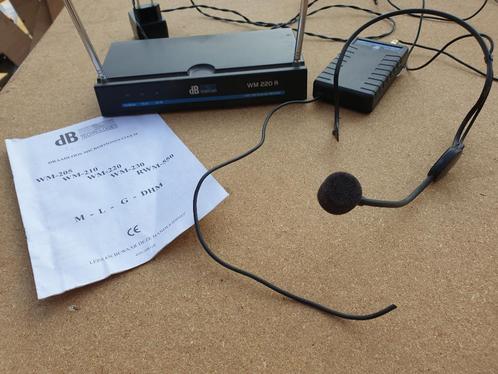 Wireless Microfoon Headset, Muziek en Instrumenten, Microfoons, Gebruikt, Overige typen, Draadloos, Ophalen of Verzenden