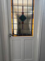 Binnendeur glas in lood, Doe-het-zelf en Verbouw, Glas en Ramen, Ophalen, Gebruikt, Glas in lood, 80 tot 120 cm