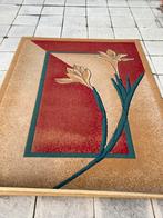 Vloerkleed rood beige met bloemen, Ophalen, Beige, 150 tot 200 cm, 200 cm of meer