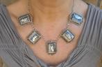 Zilveren zeldzaam antiek collier siam nr.2216