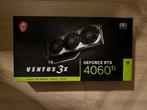 MSI GeForce 4060ti OC Ventus 3x grafische kaart, Computers en Software, Videokaarten, PCI-Express 4, Ophalen of Verzenden, Zo goed als nieuw