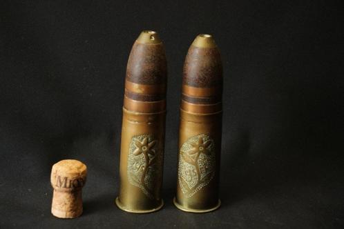 WO1 Duitse 37 mm patroon Pompom LEEG, Verzamelen, Militaria | Algemeen, Landmacht, Hulzen of Bodemvondsten, Duitsland, Ophalen of Verzenden