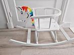 Houten schommelpaard (unicorn), Ophalen, Gebruikt