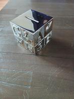 Spaarpot verzilverd, Verzamelen, Spaarpotten, Ophalen of Verzenden, Metaal of Blik, Overige thema's