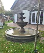Antiek look fontein met rand, Tuin en Terras, Waterpartijen en Fonteinen, Ophalen of Verzenden, Nieuw, Beton, Fontein