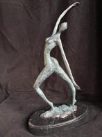 Bronzen abstracte dansende dame, Milo/stempel zuiver brons., Antiek en Kunst, Ophalen of Verzenden
