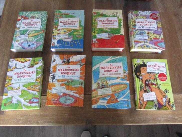 Andy Griffiths Terry Denton 8x waarvan 7x boomhut 1x lichaam, Boeken, Kinderboeken | Jeugd | 10 tot 12 jaar, Gelezen, Ophalen of Verzenden