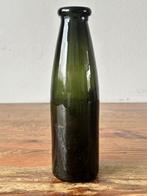 Posteleinfles - handgeblazen - groen glas, Ophalen of Verzenden