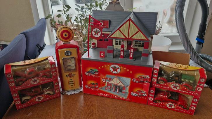 Texaco Oldtimer Collectie Compleet, Hobby en Vrije tijd, Modelauto's | Overige schalen, Ophalen of Verzenden