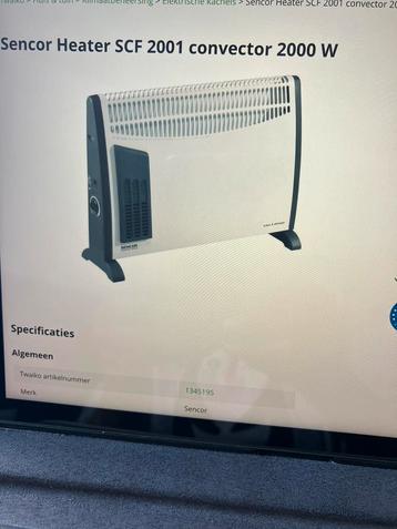 Sencor elektrische kachel nieuw beschikbaar voor biedingen