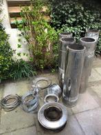 Dubbelwandige kachelpijpen en toebehoren, Huis en Inrichting, Kachels, Ophalen, Gebruikt, Houtkachel, Inbouw
