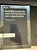 Bedrijfseconomie voor het besturen van organisaties Opgaven, Verzenden, André Heezen, Management, Zo goed als nieuw