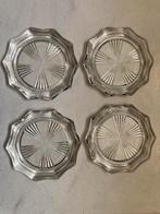4x GLAZEN ONDERZETTERS, Ophalen of Verzenden, Glas of Kopje