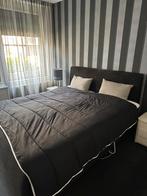 Elektrisch verstelbaar Lits-Jumeaux bed, Zwart, Tweepersoons, Ophalen of Verzenden, Overige maten