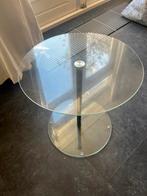 Glazen Design Bijzettafel, Huis en Inrichting, Tafels | Bijzettafels, Ophalen