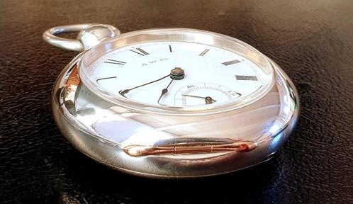 GROOT/ZWAAR zilveren zakhorloge, Sieraden, Tassen en Uiterlijk, Antieke sieraden, Overige typen, Zilver, Ophalen of Verzenden