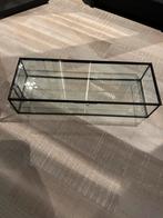 Glazen opbergdoos, Huis en Inrichting, Kasten | Vitrinekasten, Ophalen, 50 tot 100 cm, Zo goed als nieuw, Minder dan 100 cm