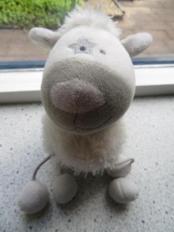 Lief wit schaapje / schaap van Prenatal zilveren ster om om beschikbaar voor biedingen