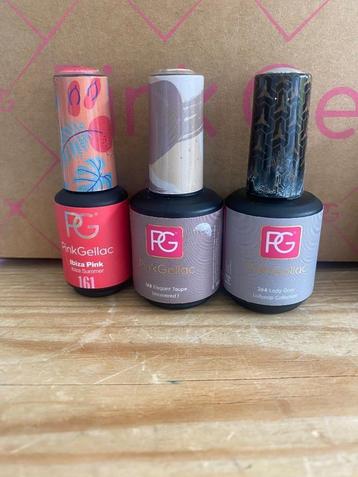 Pink Gellac  verschillende kleurtjes  beschikbaar voor biedingen