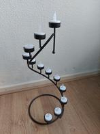 kaarsenstandaard, Huis en Inrichting, Woonaccessoires | Kandelaars en Kaarsen, Ophalen, 25 tot 50 cm, Zwart, Zo goed als nieuw