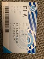 TICKET DE GRAAFSCHAP-VOLENDAM 8-9, Verzamelen, Ophalen of Verzenden, Zo goed als nieuw, Overige binnenlandse clubs, Overige typen