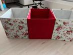 3x ikea opbergers, Ophalen, Gebruikt, Minder dan 50 cm