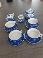 serviesje, theeserviesje, 4 kopjes, thee-+ suikerpot, melkka, Ophalen of Verzenden, Zo goed als nieuw, Poppenhuis