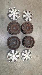 14 inch stalen velgen met wieldoppen en bouten, Ophalen