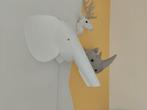 Kinderkamer wanddecoratie Olifant Lamp Neushoorn Hert Beer, Ophalen of Verzenden, Zo goed als nieuw, Wanddecoratie
