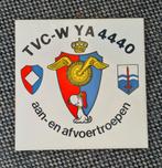Oude tegel AAN EN AFVOERTROEPEN TVC-W YA 4440, Nederland, Ophalen of Verzenden, Landmacht