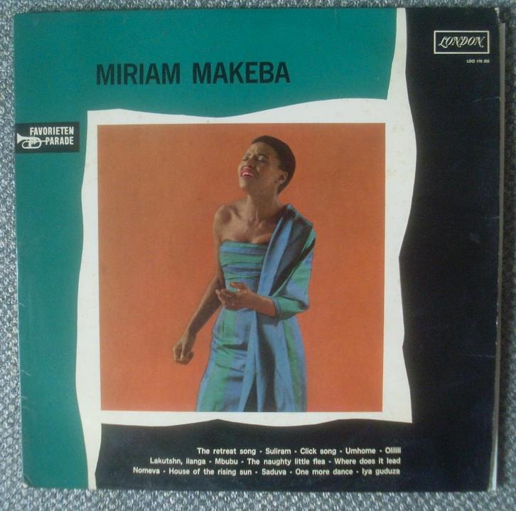 Miriam Makeba - Miriam Makeba (LP) 1960 favorieten parade, Cd's en Dvd's, Vinyl | Wereldmuziek, Gebruikt, Overige soorten, 12 inch