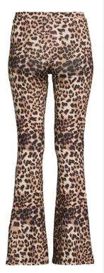 Anytime Leopard Flared Broek panterbroek - Nieuw! Maat m, Maat 38/40 (M), Bruin, Anytime, Nieuw
