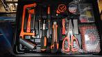 Gereedschapskist met diverse gereedschappen, Doe-het-zelf en Verbouw, Gereedschap | Handgereedschap, Ophalen, Nieuw