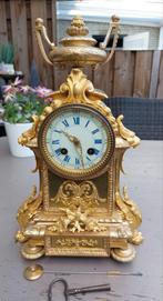 Bronzen Pendule, Antiek en Kunst, Antiek | Klokken, Ophalen of Verzenden