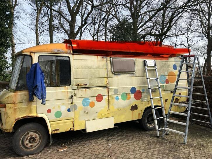 Mercedes Dudo Camper - Onderdelen/Plaatwerk, Caravans en Kamperen, Campers, Particulier, tot en met 2, Buscamper of Camperbus