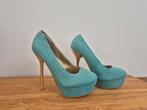 Turquoise pumps. 37, Pumps, Gedragen, Verzenden, Blauw