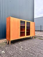 Vintage kast highboard vitrinekast, Ophalen, Gebruikt, X, Minder dan 100 cm