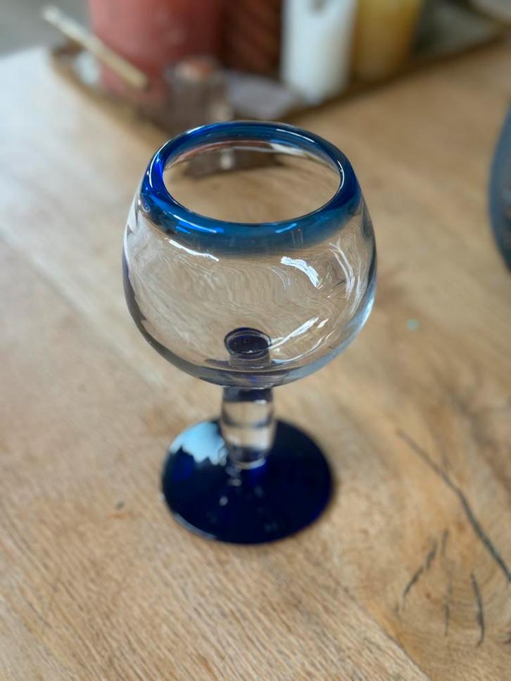 Groot Libbey Aruba Cobalt Cocktailglas - Collectorsitem, Antiek en Kunst, Antiek | Glas en Kristal, Ophalen of Verzenden