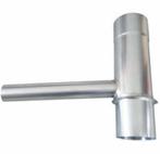 Zinken Regentonvuller ø80mm VANKOPERTOTZINK, Doe-het-zelf en Verbouw, Buizen en Afvoer, Gebruikt, Overige typen, 60 tot 80 mm